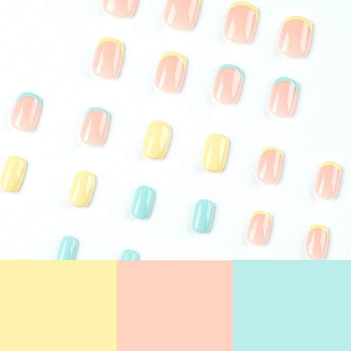 Artful Nail Art with Colorful Tips Bowlift