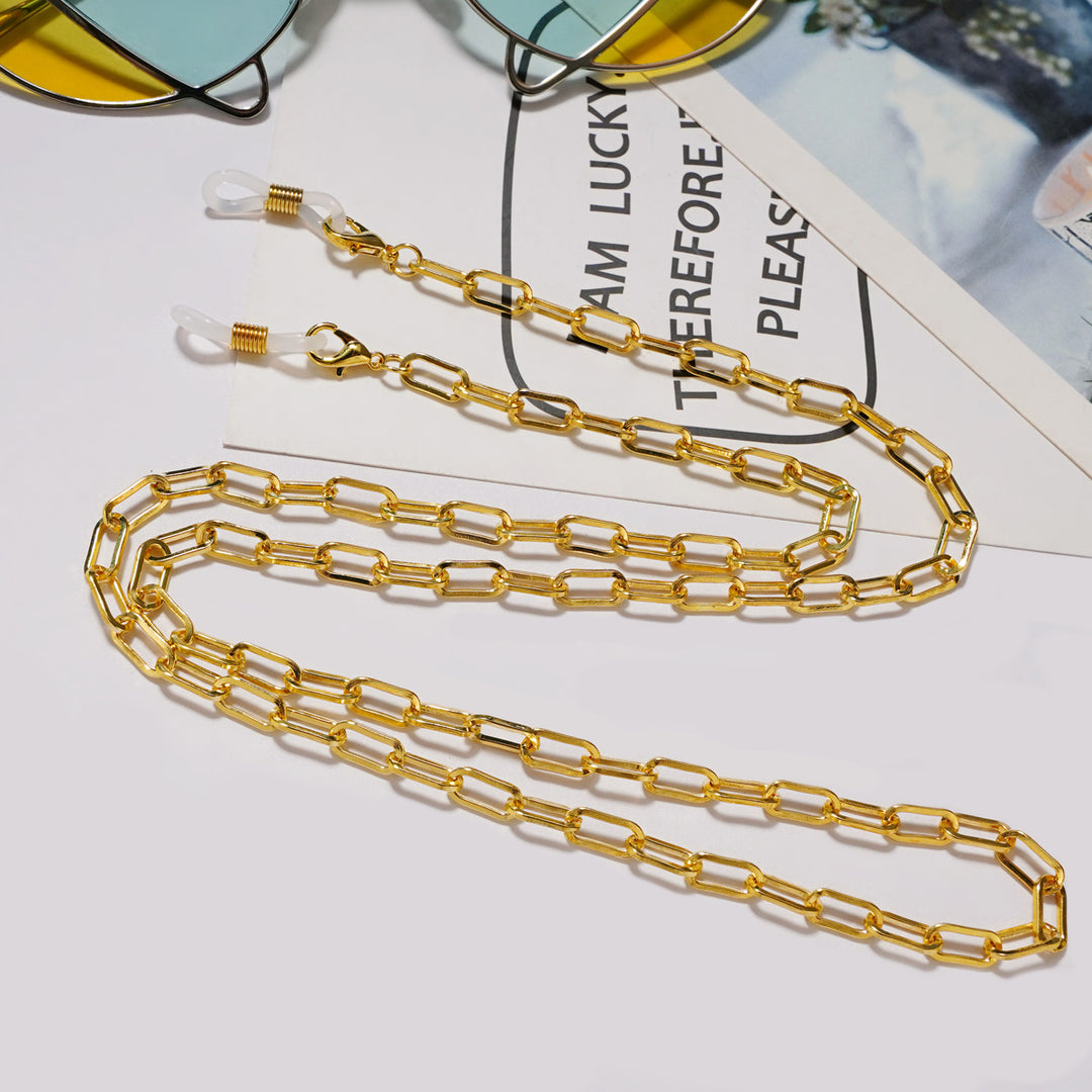 Metallic Link Eyewear Chain Bowlift