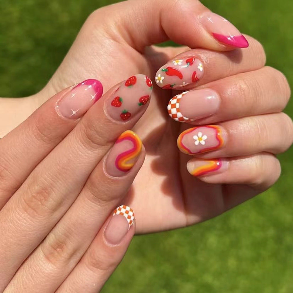 Whimsical Fruit-Inspired Press-On Nails Bowlift