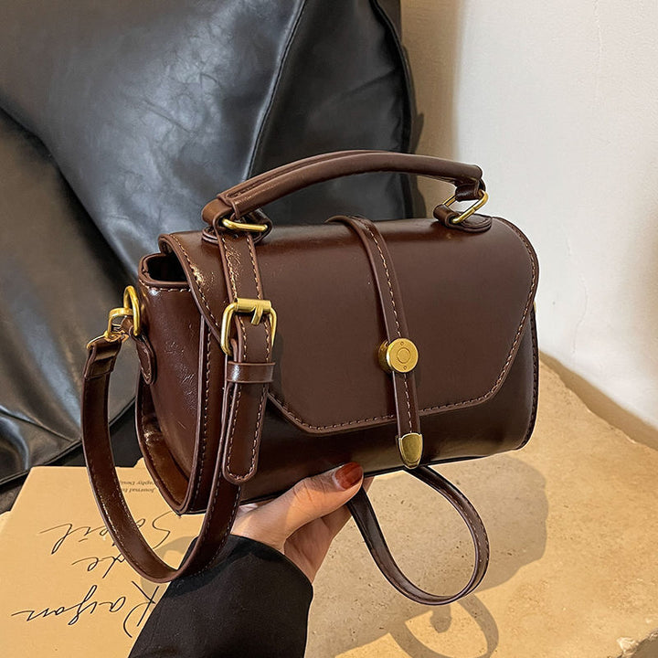 Vintage-Inspired Leather Handbag Bowlift