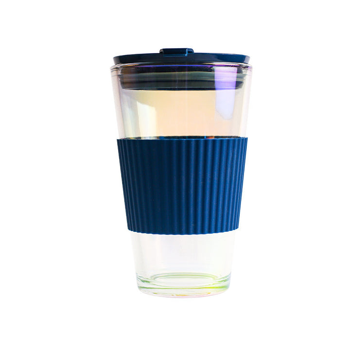 Women's multifunctional drinking cups with integrated silicone cover and hygienic lid Bowlift