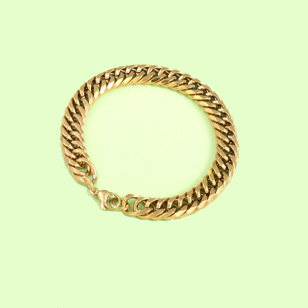 Bold Interwoven Chain Bracelet Bowlift