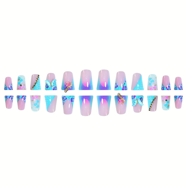 Artistic Butterfly Nail Enhancements Bowlift