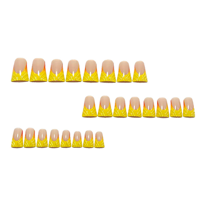 Artificial nails with creative waves design Bowlift