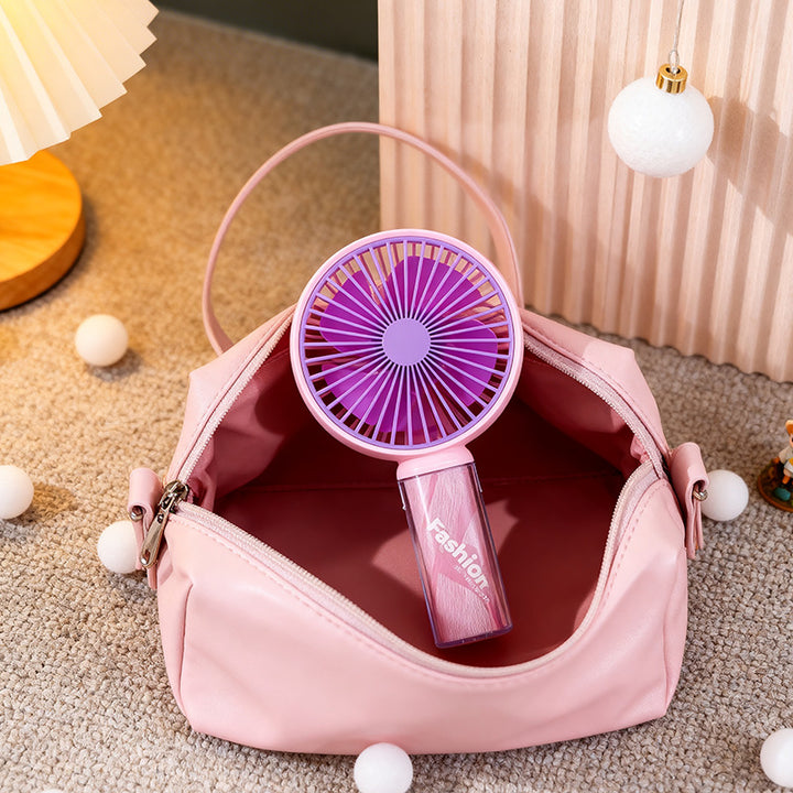 Women's Portable Battery-Powered Fan with Stylish Design Bowlift