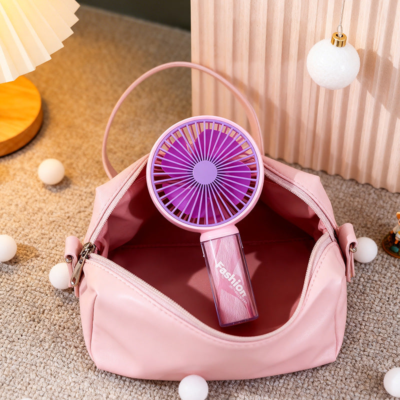 Portable table fan with USB connection and flexible tilt function Bowlift