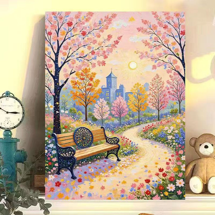 Scenic Autumn Landscape Canvas Art Print Bowlift
