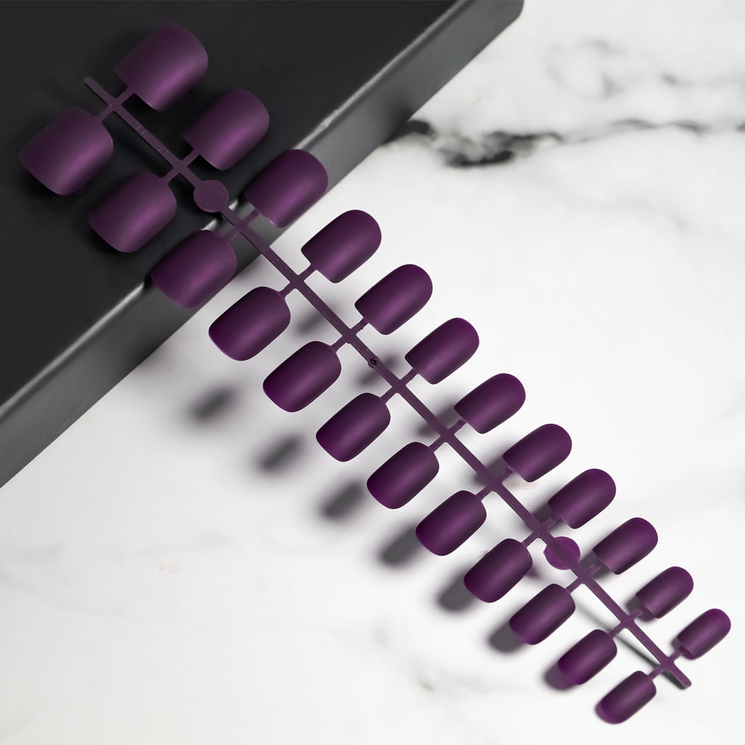 Matte Finish Press-On Nail Tips Bowlift