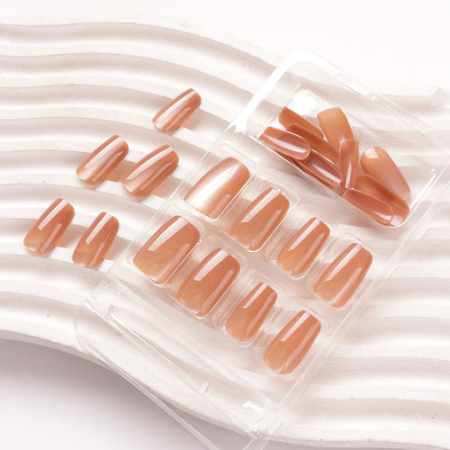 Premium Glossy Gel Nail Extensions Bowlift