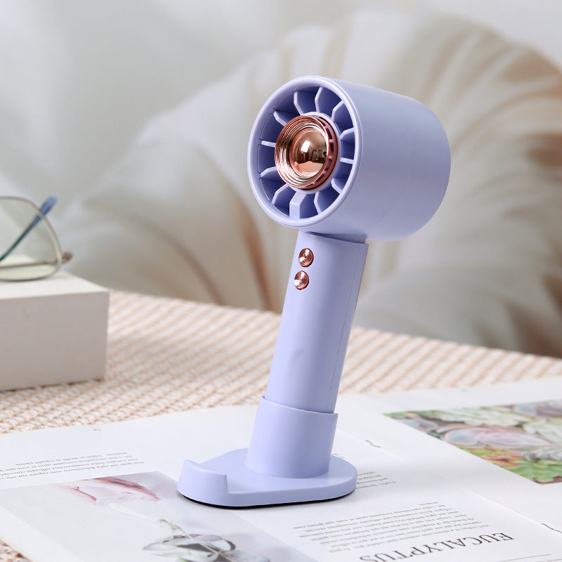 Ladies Portable Hand Fan with Powerful Battery Technology Bowlift