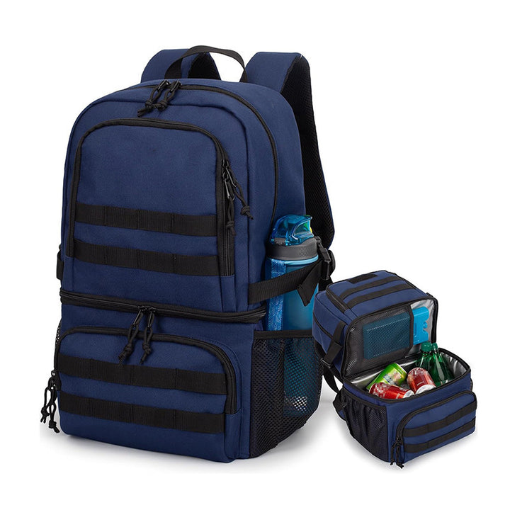 Multifunctional outdoor backpack with cooler Bowlift