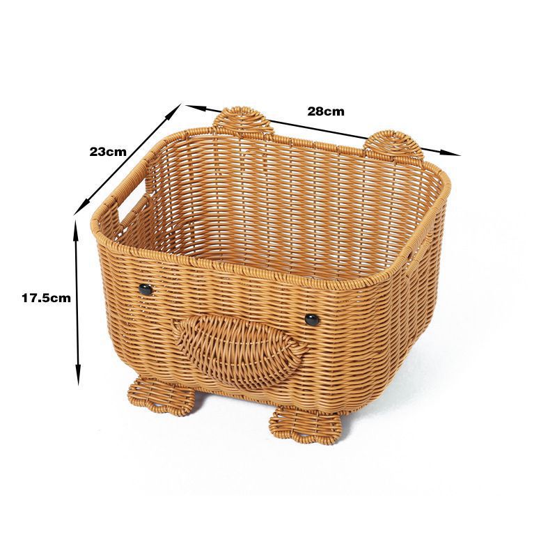 Decorative Storage Basket with Animal Design Bowlift