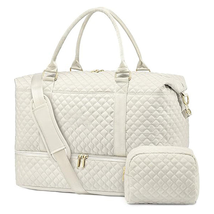 Padded Travel Bag with Removable Cosmetic Pouch Bowlift