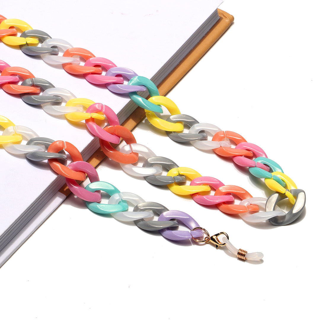 Colorful Chunky Eyewear Chain Bowlift