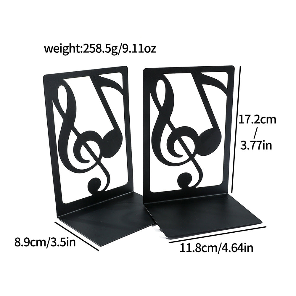 Musical Note Decorative Bookends