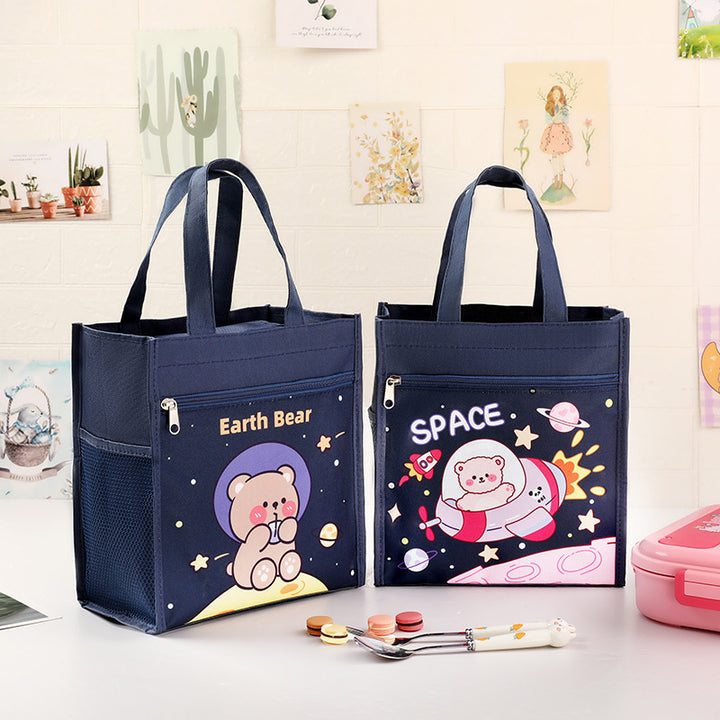 Space-Themed Insulated Lunch Carrier Bowlift