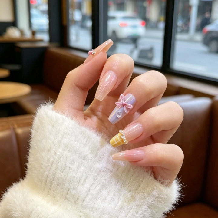 Creative Themed Press-On Nail Art Bowlift 1787394901
