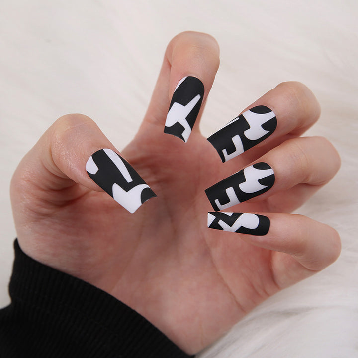 Artificial nails with floral minimalism Bowlift