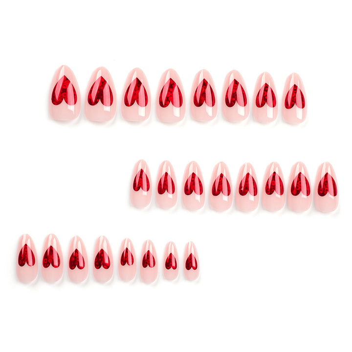 Exquisite Nail Art with Heart Design Bowlift