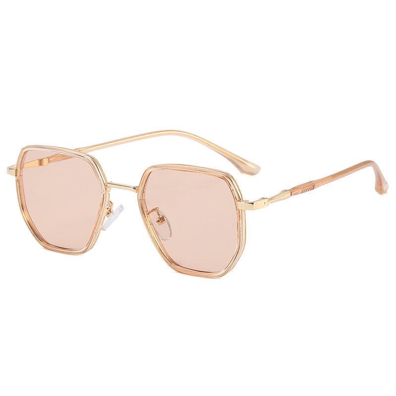 Women geometric sunglasses with elegant lens design Bowlift