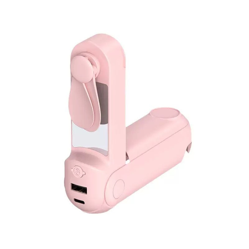Women Portable USB Fan with Flexible Mount Bowlift