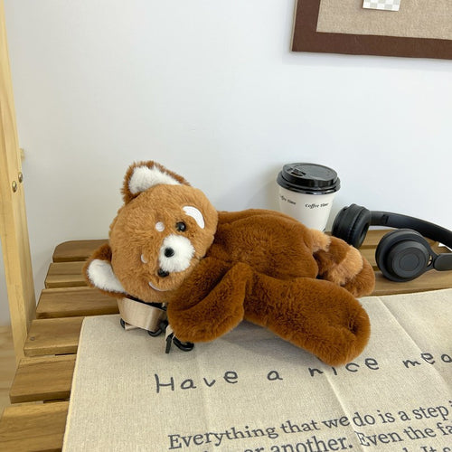 Plush Red Panda Backpack
