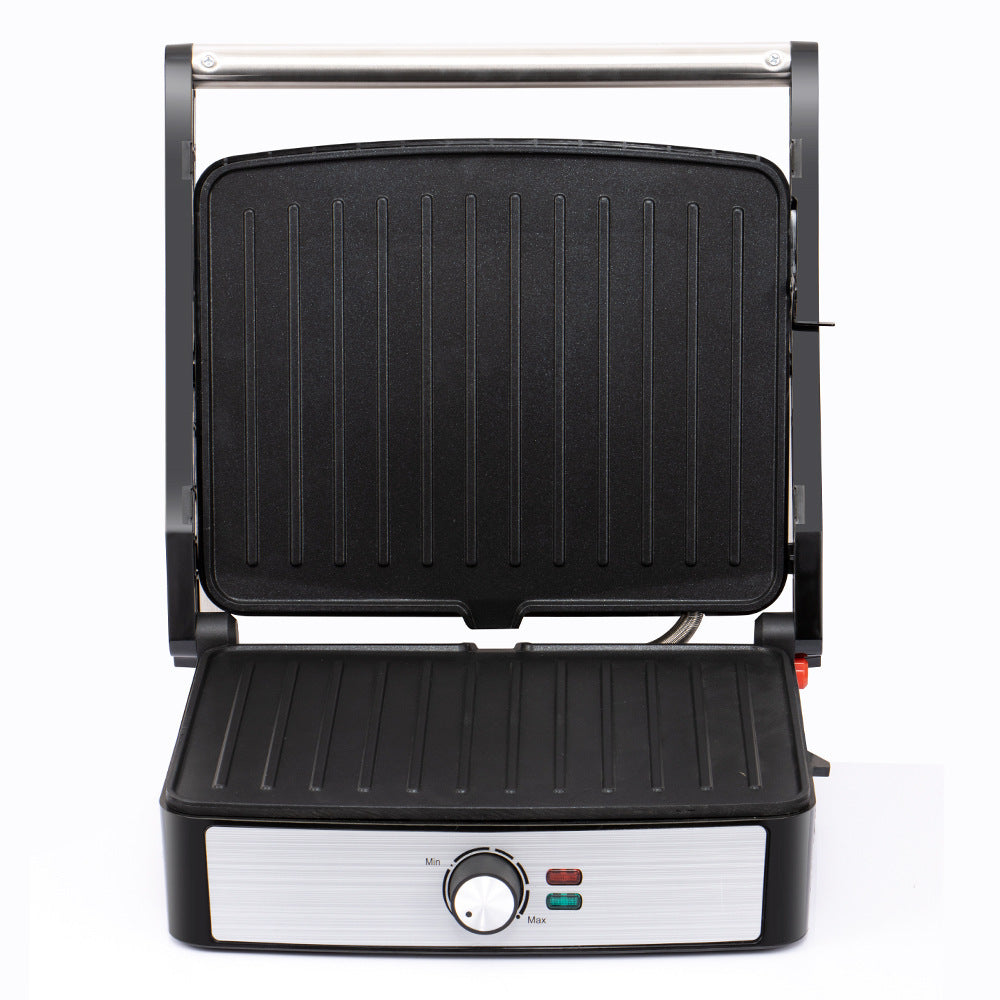 Electric Grill Press with Non-Stick Cooking Surface Bowlift