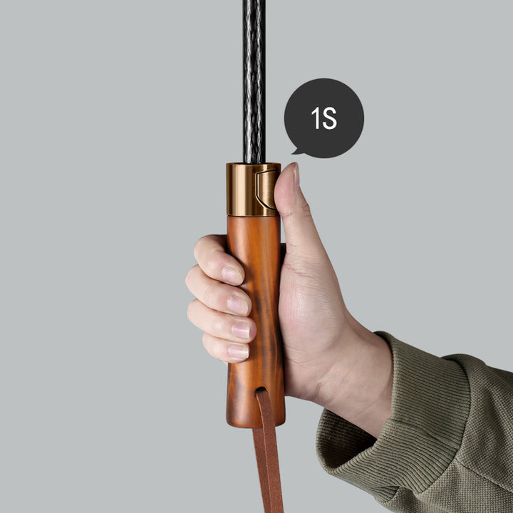 Ladies large umbrella with wind-resistant technology and ergonomic handle Bowlift