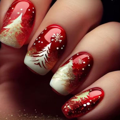Creative Christmas Art Nails Set Bowlift