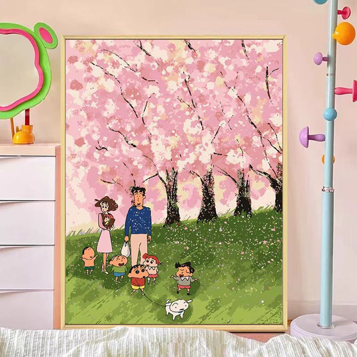 Whimsical Family-Themed Canvas Wall Art Bowlift