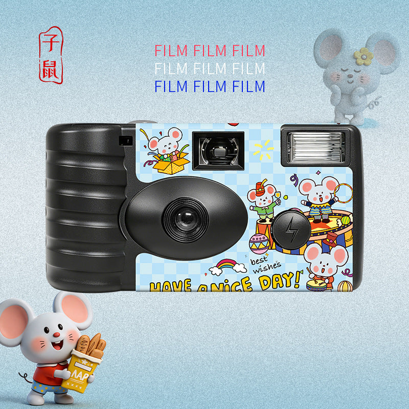 Cartoon-Themed Instant Photography Camera Bowlift