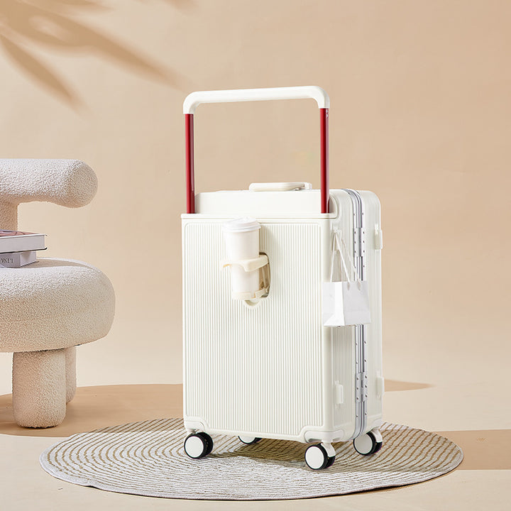 Compact Rolling Cabin Suitcase Bowlift