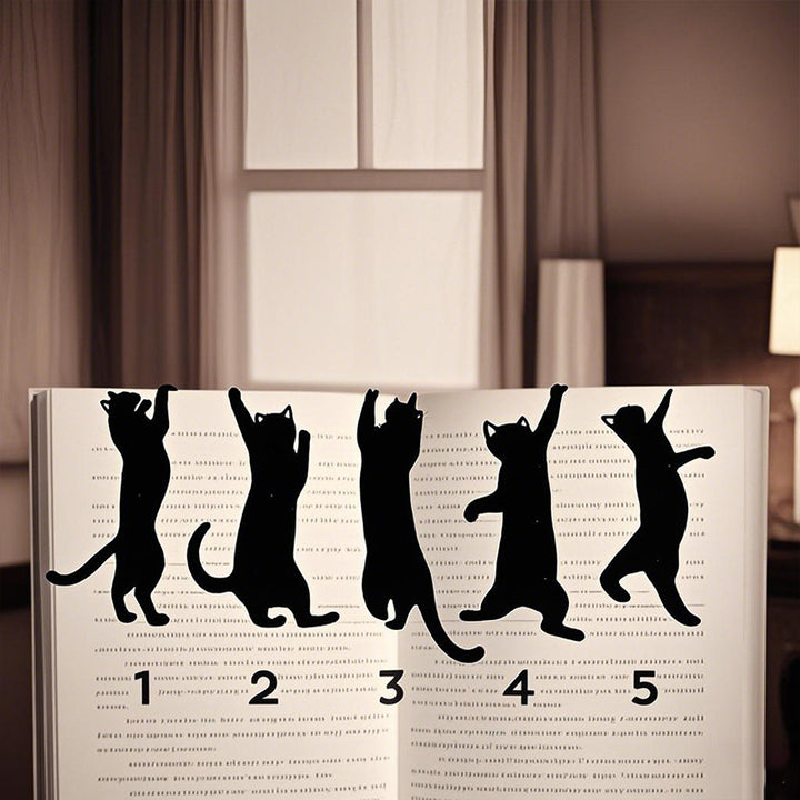 Cat-Themed Decorative Bookends