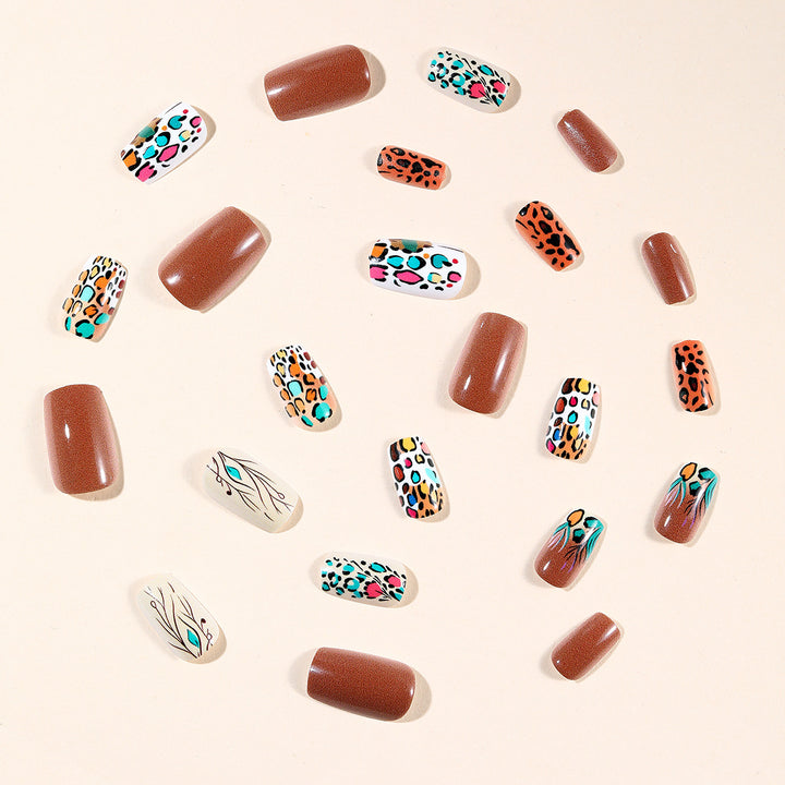 Exotic Animal Print Nail Art Set Bowlift