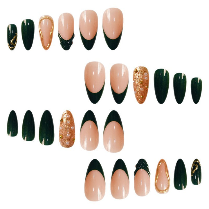 Glamorous Decorative Press-On Nail Art Bowlift