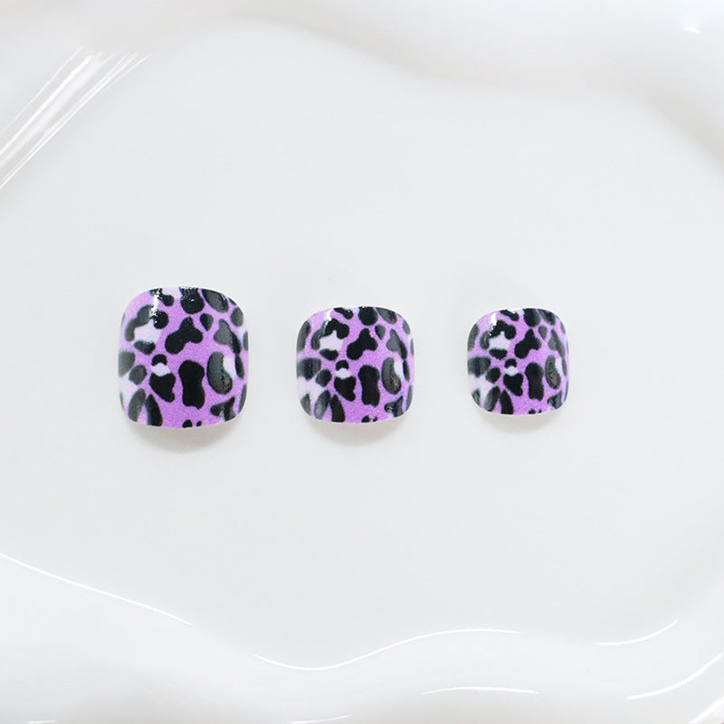 Stylish Leopard Print Nail Wraps Bowlift