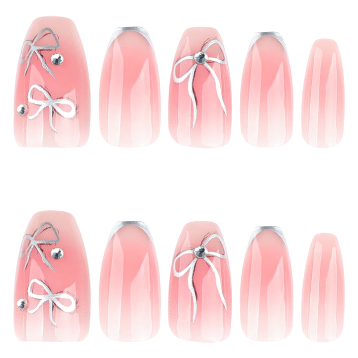 Artful Nail Art with Bow Design Bowlift