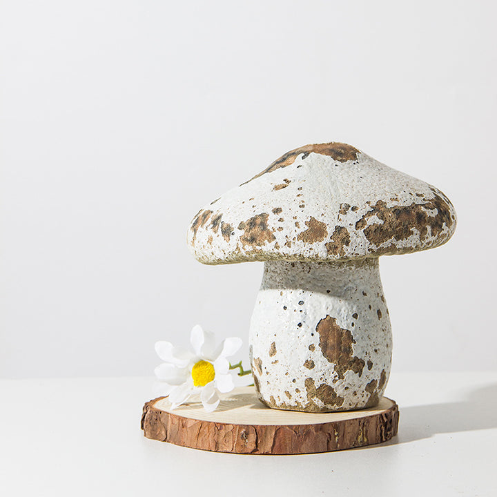 Artistic Mushroom-Shaped Ceramic Figurine
