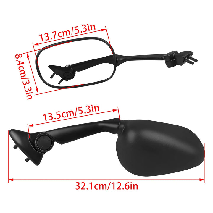 Motorcycle rearview mirror with adjustable arm and modern design Bowlift