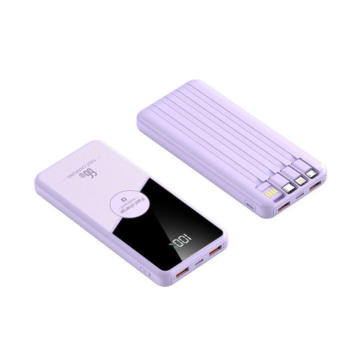 Powerbank with Integrated Digital Charging Display and Fast Charging Function Bowlift