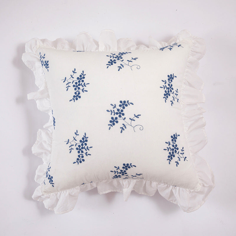 Decorative Ruffled Throw Pillow