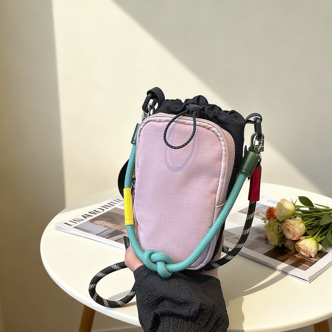 Versatile Drawstring Crossbody Bag