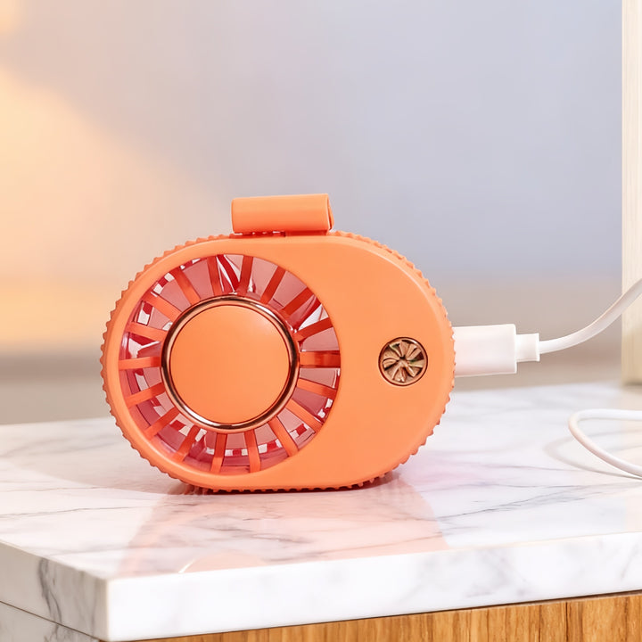 Ladies portable mini hand fan with rechargeable battery Bowlift