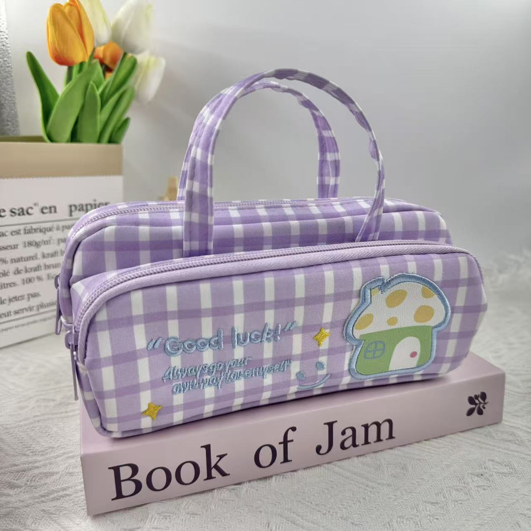 Fun Themed Multi-Pocket Pencil Case Bowlift