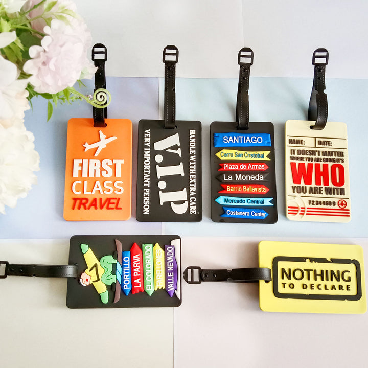 Unisex Travel Statement Luggage Tag Bowlift