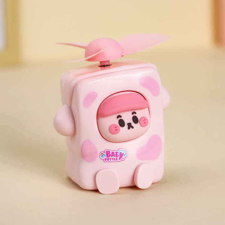 Ladies interactive Mini-Fan with Toy Design Bowlift