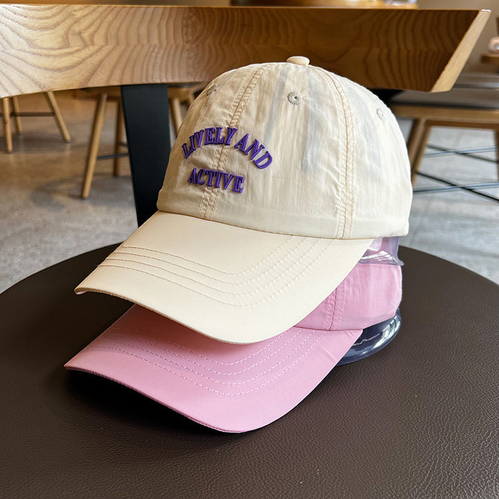 Women's Embroidered Active Lifestyle Baseball Cap Bowlift