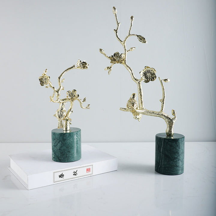 Decorative Floral Branch Sculpture