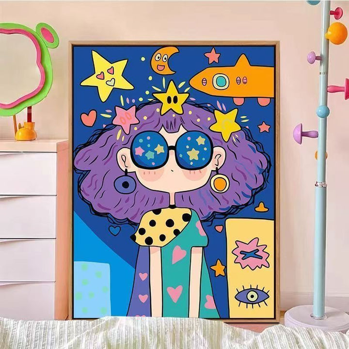 Colorful Abstract Canvas Art Bowlift