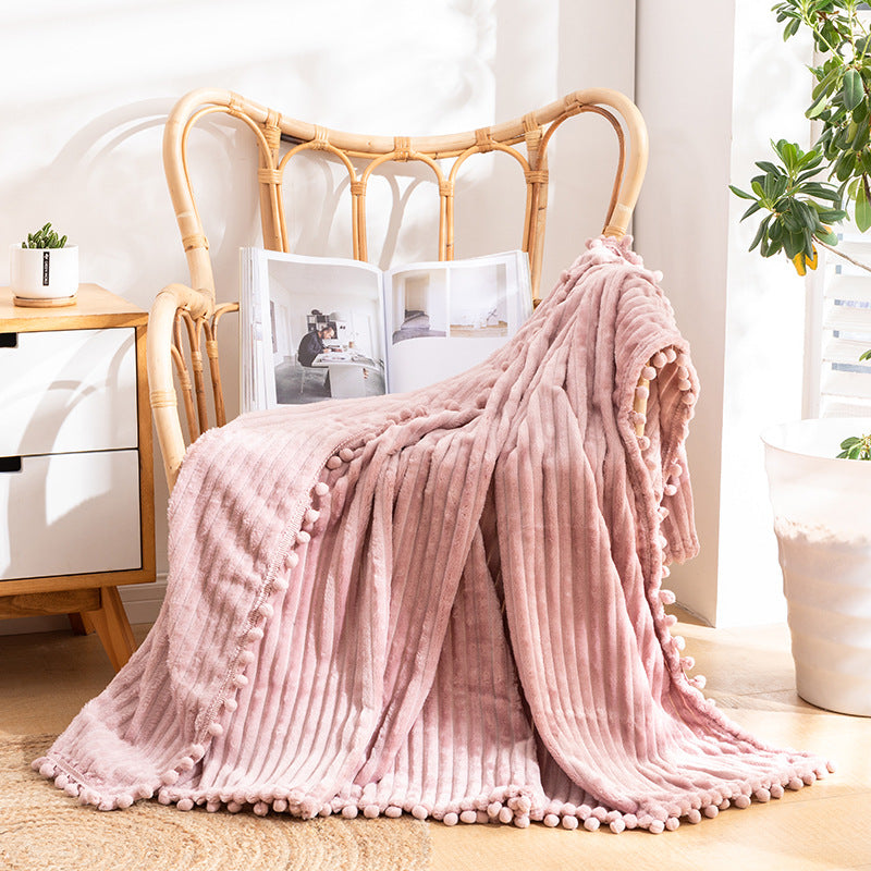 Cozy Textured Throw Blanket